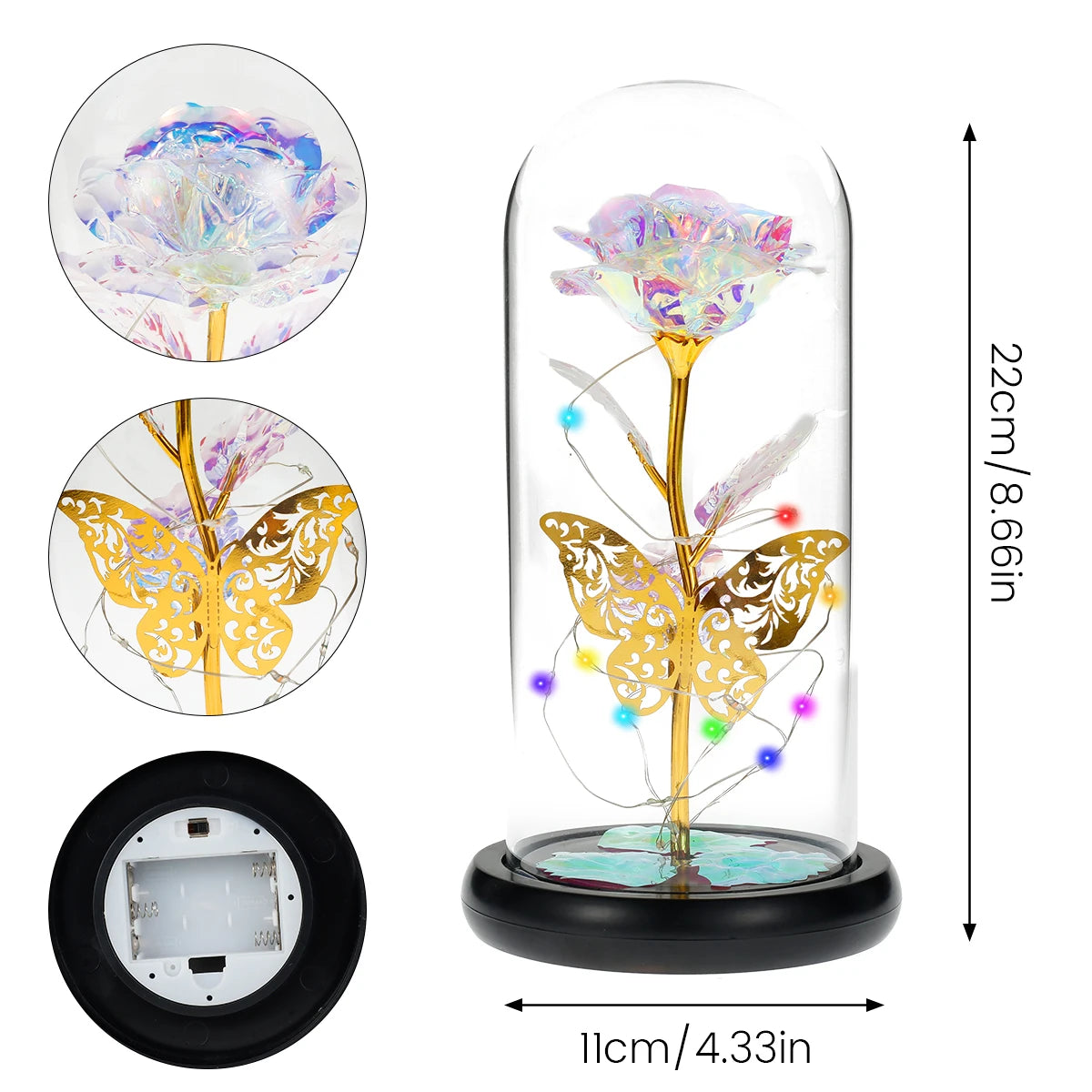 Galaxy Rose Lamp