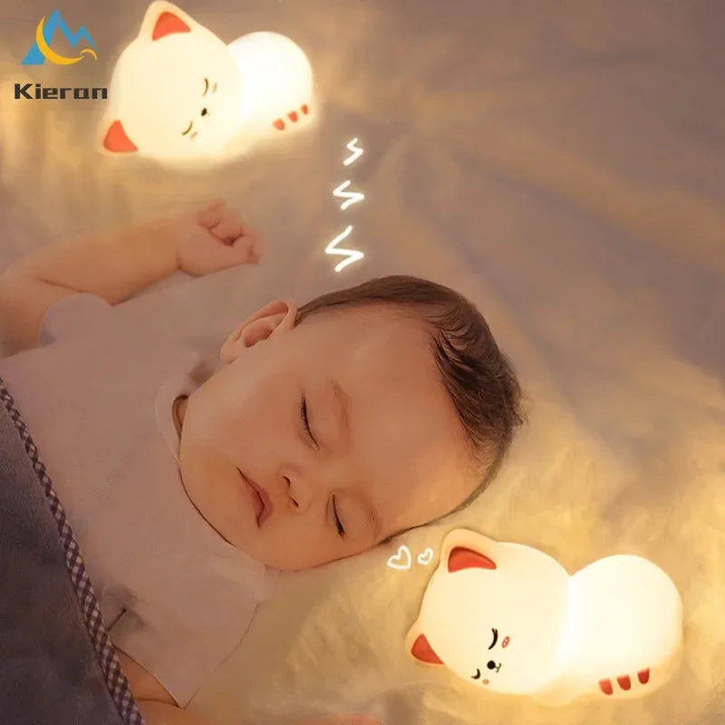 Sleeping Cat Lamp
